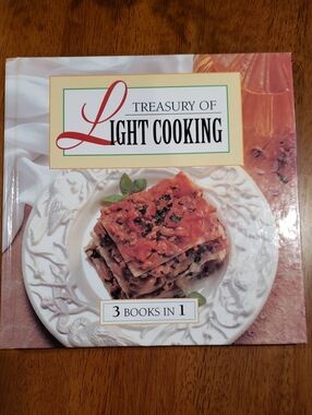 Treasury of Light Cooking 3 Books in 1 Vintage Cookbook